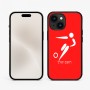 כיסוי בעיצוב אישי עם השם שלך לדגם - Apple iPhone 15 בעיצוב כדורגל אולימפי