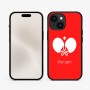 כיסוי בעיצוב אישי עם השם שלך לדגם - Apple iPhone 15 בעיצוב פינג פונג