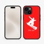 כיסוי בעיצוב אישי עם השם שלך לדגם - Apple iPhone 15 בעיצוב סנובורדיסט