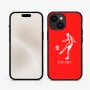 כיסוי בעיצוב אישי עם השם שלך לדגם - Apple iPhone 15 בעיצוב שחקן כדורגל