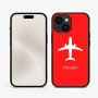 כיסוי בעיצוב אישי עם השם שלך לדגם - Apple iPhone 15 בעיצוב טייס - טייס