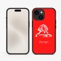 כיסוי בעיצוב אישי עם השם שלך לדגם - Apple iPhone 15 בעיצוב ספינקס מצרים