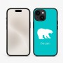 כיסוי בעיצוב אישי עם השם שלך לדגם - Apple iPhone 15 בעיצוב דוב