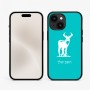 כיסוי בעיצוב אישי עם השם שלך לדגם - Apple iPhone 15 בעיצוב צבי