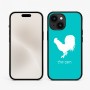 כיסוי בעיצוב אישי עם השם שלך לדגם - Apple iPhone 15 בעיצוב תרנגול