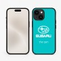 כיסוי בעיצוב אישי עם השם שלך לדגם - Apple iPhone 15 בעיצוב סובארו