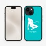 כיסוי בעיצוב אישי עם השם שלך לדגם - Apple iPhone 15 בעיצוב סקי