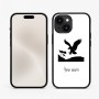 כיסוי בעיצוב אישי עם השם שלך לדגם - Apple iPhone 15 בעיצוב נשר אמריקאי