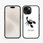כיסוי בעיצוב אישי עם השם שלך לדגם - Apple iPhone 15 בעיצוב עקרב