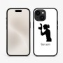 כיסוי בעיצוב אישי עם השם שלך לדגם - Apple iPhone 15 בעיצוב צלמת - אישה