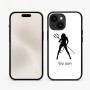 כיסוי בעיצוב אישי עם השם שלך לדגם - Apple iPhone 15 בעיצוב אישה שטן