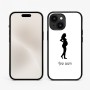 כיסוי בעיצוב אישי עם השם שלך לדגם - Apple iPhone 15 בעיצוב אישה בהריון