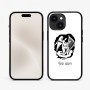 כיסוי בעיצוב אישי עם השם שלך לדגם - Apple iPhone 15 בעיצוב אנג'ל מוזיקלי