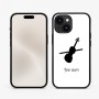 כיסוי בעיצוב אישי עם השם שלך לדגם - Apple iPhone 15 בעיצוב כינור