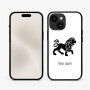 כיסוי בעיצוב אישי עם השם שלך לדגם - Apple iPhone 15 בעיצוב מזלות - אריה