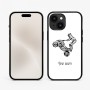 כיסוי בעיצוב אישי עם השם שלך לדגם - Apple iPhone 15 בעיצוב רוכב טרקטורונים
