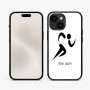 כיסוי בעיצוב אישי עם השם שלך לדגם - Apple iPhone 15 בעיצוב רצים אולימפיים