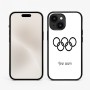 כיסוי בעיצוב אישי עם השם שלך לדגם - Apple iPhone 15 בעיצוב אולימפי