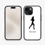 כיסוי בעיצוב אישי עם השם שלך לדגם - Apple iPhone 15 בעיצוב רץ רץ אישה