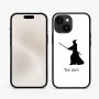 כיסוי בעיצוב אישי עם השם שלך לדגם - Apple iPhone 15 בעיצוב סמוראי
