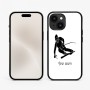 כיסוי בעיצוב אישי עם השם שלך לדגם - Apple iPhone 15 בעיצוב סקי