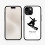 כיסוי בעיצוב אישי עם השם שלך לדגם - Apple iPhone 15 בעיצוב סנובורדיסט
