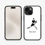 כיסוי בעיצוב אישי עם השם שלך לדגם - Apple iPhone 15 בעיצוב שחקן טניס