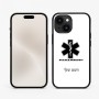 כיסוי בעיצוב אישי עם השם שלך לדגם - Apple iPhone 15 בעיצוב חובש