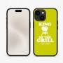 כיסוי בעיצוב אישי עם השם שלך לדגם - Apple iPhone 15 בעיצוב מלך הגריל