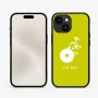 כיסוי בעיצוב אישי עם השם שלך לדגם - Apple iPhone 15 בעיצוב תקליטור - אזור מוזיקה