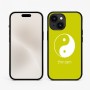 כיסוי בעיצוב אישי עם השם שלך לדגם - Apple iPhone 15 בעיצוב סמל יינג יאנג