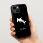 כיסוי בעיצוב אישי עם השם שלך לדגם - Apple iPhone 15 בעיצוב כריש ראש פטיש