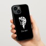 כיסוי בעיצוב אישי עם השם שלך לדגם - Apple iPhone 15 בעיצוב ראש סוס