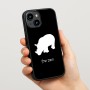 כיסוי בעיצוב אישי עם השם שלך לדגם - Apple iPhone 15 בעיצוב קרנף