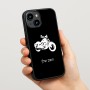 כיסוי בעיצוב אישי עם השם שלך לדגם - Apple iPhone 15 בעיצוב הארלי-דיווידסון