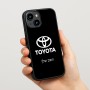 כיסוי בעיצוב אישי עם השם שלך לדגם - Apple iPhone 15 בעיצוב טויוטה
