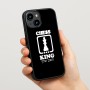 כיסוי בעיצוב אישי עם השם שלך לדגם - Apple iPhone 15 בעיצוב שחמט