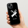 כיסוי בעיצוב אישי עם השם שלך לדגם - Apple iPhone 15 בעיצוב מעצב שיער