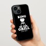 כיסוי בעיצוב אישי עם השם שלך לדגם - Apple iPhone 15 בעיצוב מלך הגריל