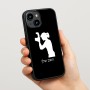 כיסוי בעיצוב אישי עם השם שלך לדגם - Apple iPhone 15 בעיצוב צלמת - אישה