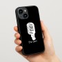 כיסוי בעיצוב אישי עם השם שלך לדגם - Apple iPhone 15 בעיצוב מיקרופון