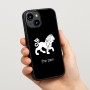 כיסוי בעיצוב אישי עם השם שלך לדגם - Apple iPhone 15 בעיצוב מזלות - אריה