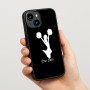 כיסוי בעיצוב אישי עם השם שלך לדגם - Apple iPhone 15 בעיצוב מעודדת