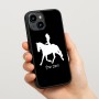 כיסוי בעיצוב אישי עם השם שלך לדגם - Apple iPhone 15 בעיצוב קאוגירל - אישה