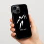 כיסוי בעיצוב אישי עם השם שלך לדגם - Apple iPhone 15 בעיצוב כדורסל אולימפי