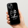 כיסוי בעיצוב אישי עם השם שלך לדגם - Apple iPhone 15 בעיצוב שייט אולימפי