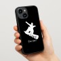 כיסוי בעיצוב אישי עם השם שלך לדגם - Apple iPhone 15 בעיצוב סנובורדיסט