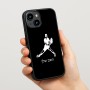 כיסוי בעיצוב אישי עם השם שלך לדגם - Apple iPhone 15 בעיצוב שחקן טניס