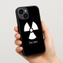 כיסוי בעיצוב אישי עם השם שלך לדגם - Apple iPhone 15 בעיצוב פצצת אטום גרעינית