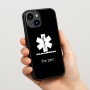 כיסוי בעיצוב אישי עם השם שלך לדגם - Apple iPhone 15 בעיצוב חובש